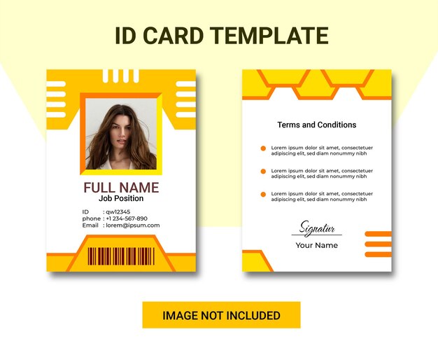Temporary Id Card Format